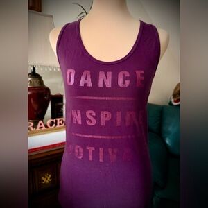 Zumba Fitness Purple Dance Inspire Tank Top